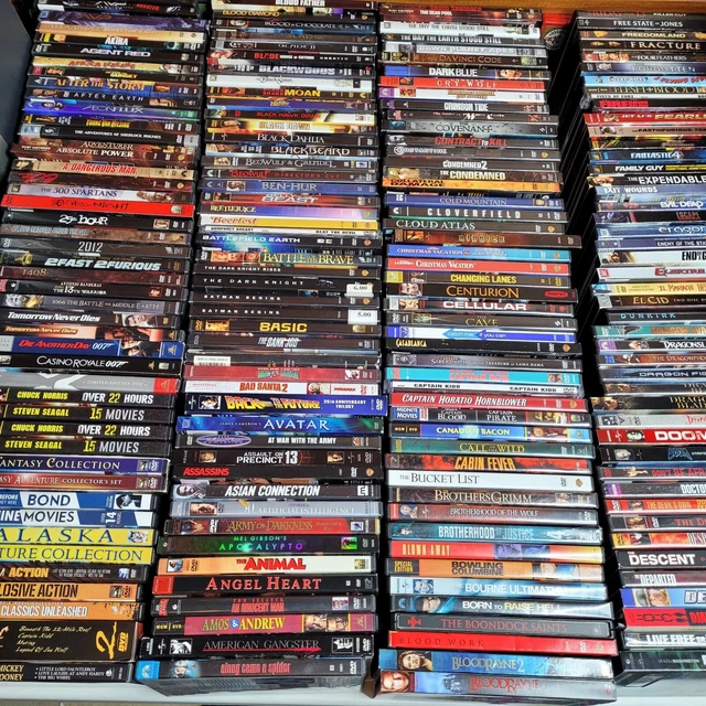 DVD Movie Multi-Listing Build your own lot 007-J 450 choices with pictures