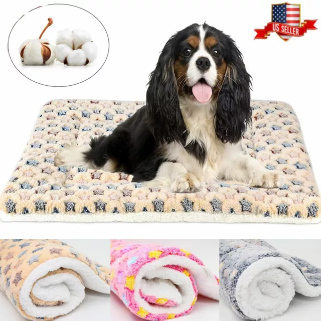 Large Pet Bed Mattress Dog Cushion Pillow Mat Washable Soft Winter Warm Blanket