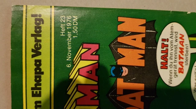 SUPERMANN NR.23/1976,ZUSTAND 2 ohne