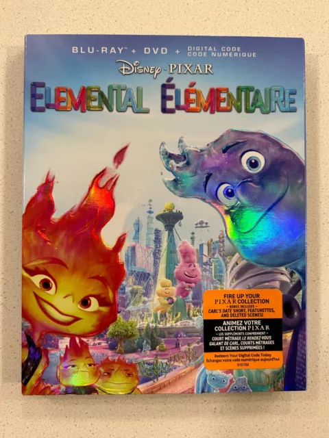 Anime Elementaire Disney Pixar steelbook collector bluray dvd