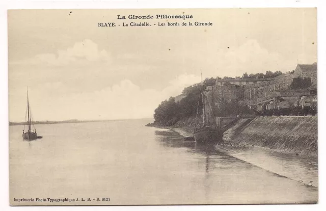 blaye , la citadelle , les bords de la gironde