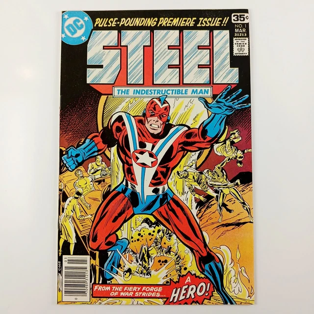 STEEL THE INDESTRUCTIBLE MAN 1 1978 DC Comics Origin & 1st