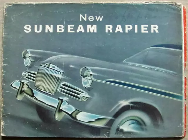 SUNBEAM RAPIER Car Sales Brochure 1958 #558/H