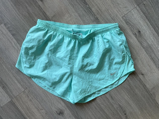 Pantaloncini sportivi Nike Dri-Fit da donna blu turqioso taglia L ottime condizioni