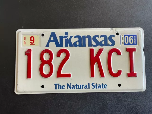 Arkansas License Plate - The Natural State