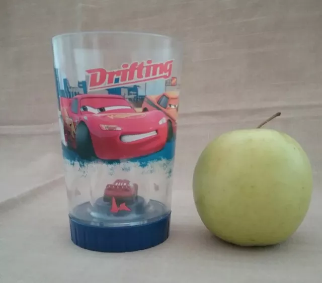 🚘Disney Pixar Cars Plastic Drinking Cup Novelty Toy Encased Inside 250ml