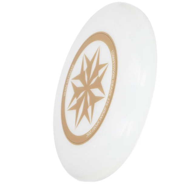 Gold)Outdoor Flying Disc Adult Portable Fitness Sports Beach Luminous Flying Dis