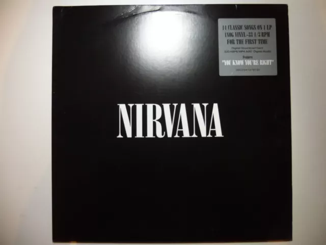 Nirvana – 'Nirvana' 180g 12" vinyl compilation LP. 2015. MINT/VG+