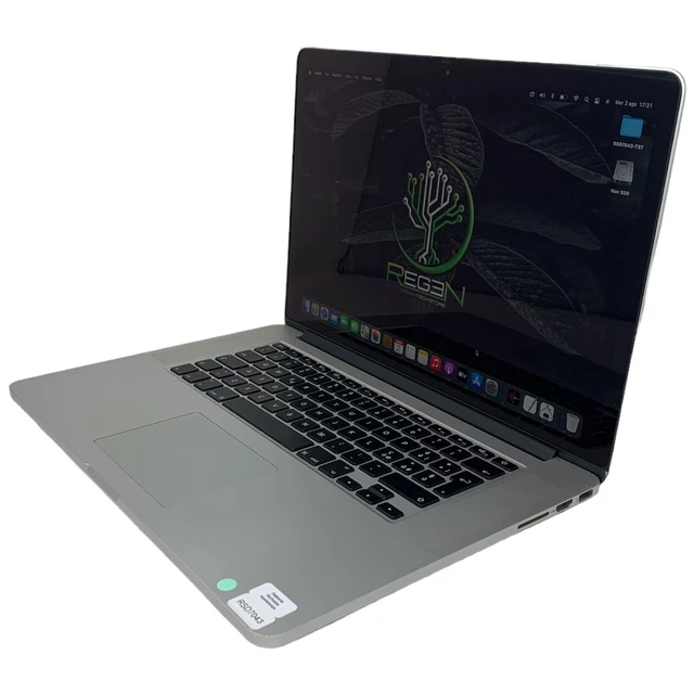 7043 Apple MacBook Pro Retina 15” 2013 Core i7 8Gb Ram 128Gb SSD Gar. 12 Mesi