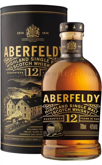 Aberfeldy 12 Jahre Highland Single Malt Scotch Whisky 0,7l, alc. 40 Vol.-%