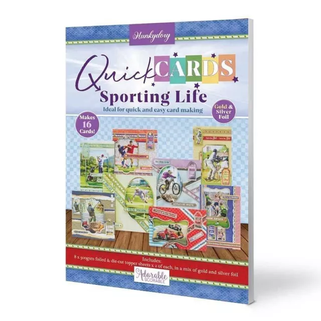 Hunkydory - Quick Cards - SPORTING LIFE - RRP £14.99