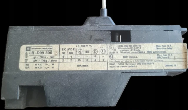 Module De Protection Telemecanique LB1LC03M22 - Neuf, Origine France - Pour Installations électriques