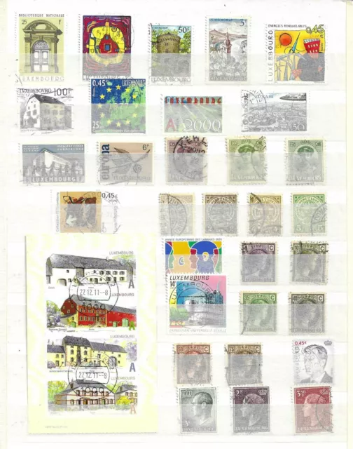 Luxembourg - Lot Of  Stamps + Booklet