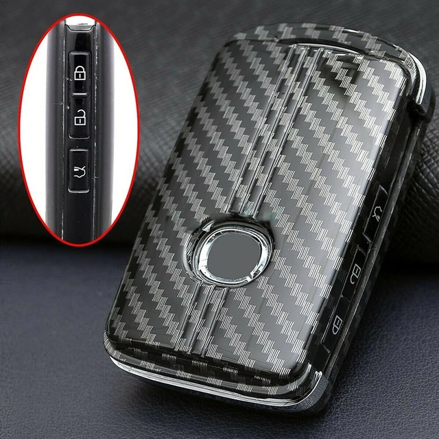 Key Shell Car Key Hard Shell Strong Signal Well Protection Carbon Fiber