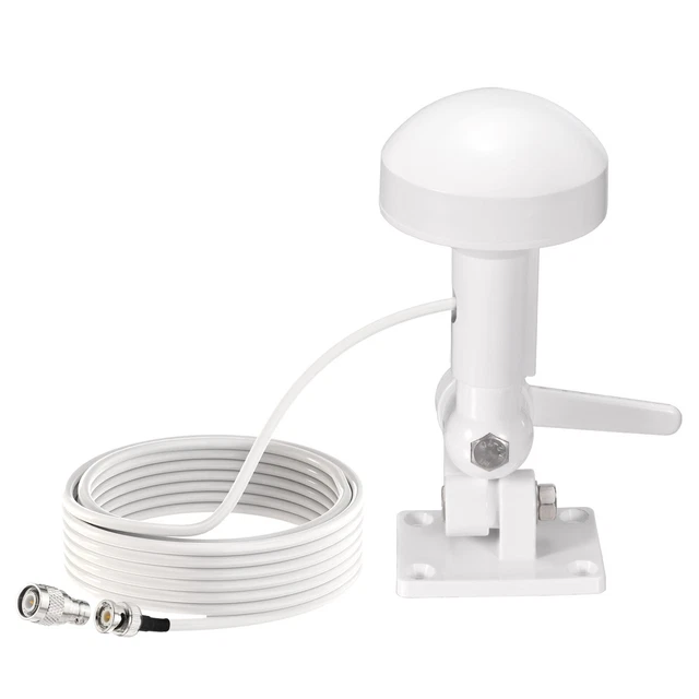 RED WOLF Antenna A Forma Di Anatra In Gomma Per Radio FM/AM, 40,64 Cm, Flessibile E Impermeabile IP66, Per Barca, ATV, Camper E Trattore, Con Base Girevole