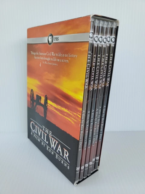The Civil War: A Film by Ken Burns 6 DVD Box Set American Civil War