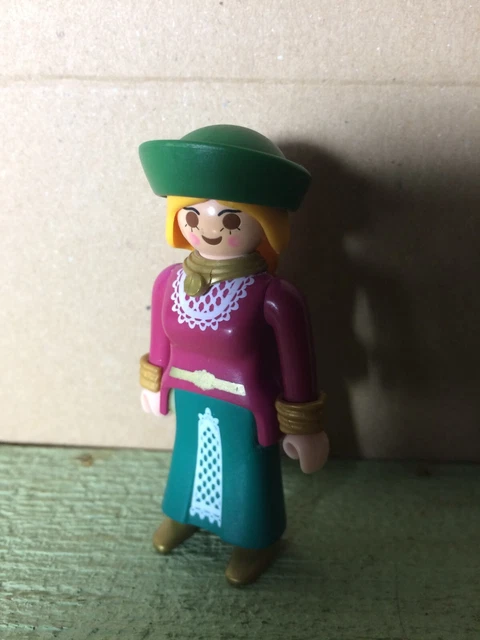 PLAYMOBIL VINTAGE WESTERN / époque 1900 femme noire chapeau du set 3059