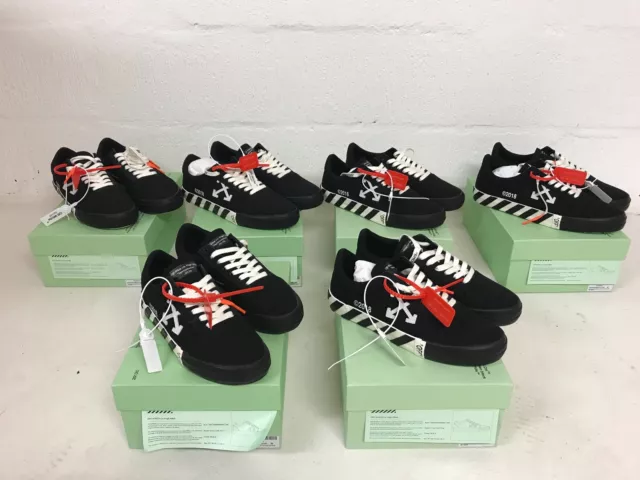 OFF WHITE VULC LOW TOP SNEAKERS 2 5 6 7 9 10 11 LIMITED blazer air