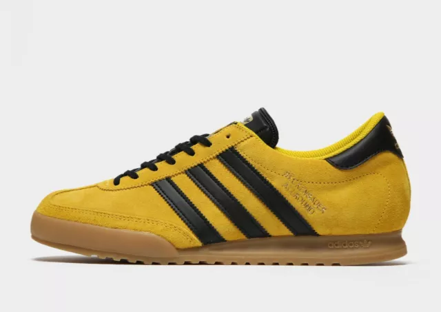 ADIDAS ORIGINALS BECKENBAUER Yellow Black Gum FX2068 UK Size 8 BNWT 99.99 PicClick UK