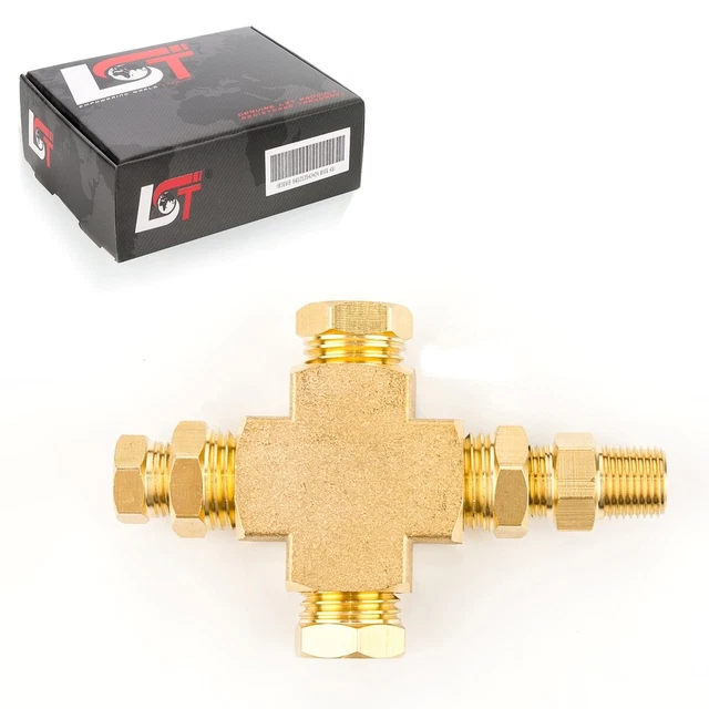 ADAPTER EDELSTAHL ÖLDRUCK ÖLTEMPERATUR GEBER SENSOR 1/8-27 NPT 1/4-18