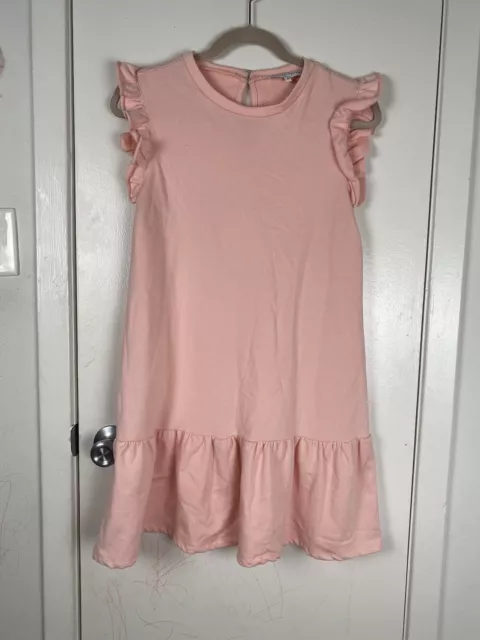 English Factory Women's Flutter Sleeve Pink Dress Size XS