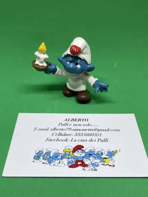 Puffi Smurfs Puffo Smurf Con Candela Candle 20060