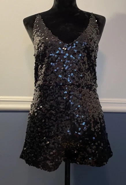“Motel” Sequined Romper