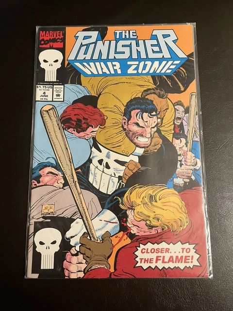 PUNISHER WAR ZONE #4 (Marvel, 1992) John Romita JR, Klaus Janson