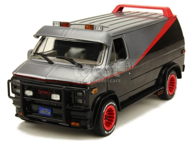 GREENLIGHT 1/43 GMC Panel Van – HOTWHEELS ELITE Agence Tout Risques GC4368