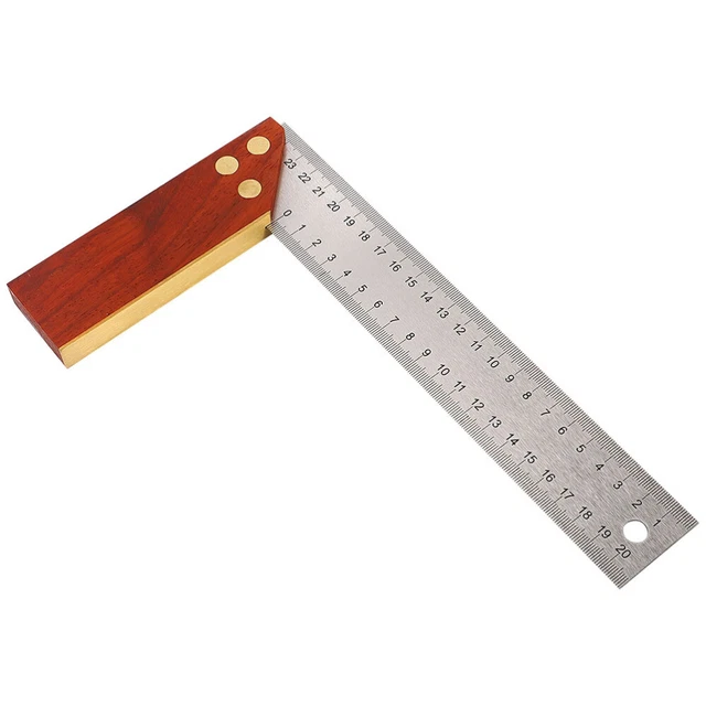 Línea angular cuadrada para carpintería regla de medición ajustable carpintero