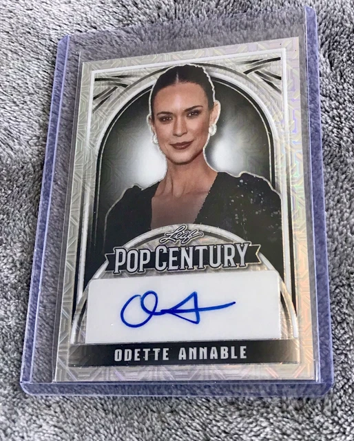 2024 LEAF METAL Pop Century ODETTE ANNABLE Silver Prismatic Auto 1/1