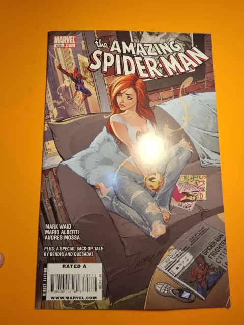 Amazing Spider-Man #601 : Mary Jane Cover/J Scott Campbell : Marvel Comics 2009