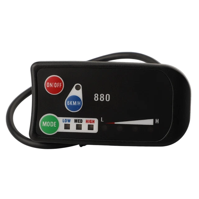 Écran LCD Vélo électrique ABS - Compatible 24-72V - Multi-protocoles