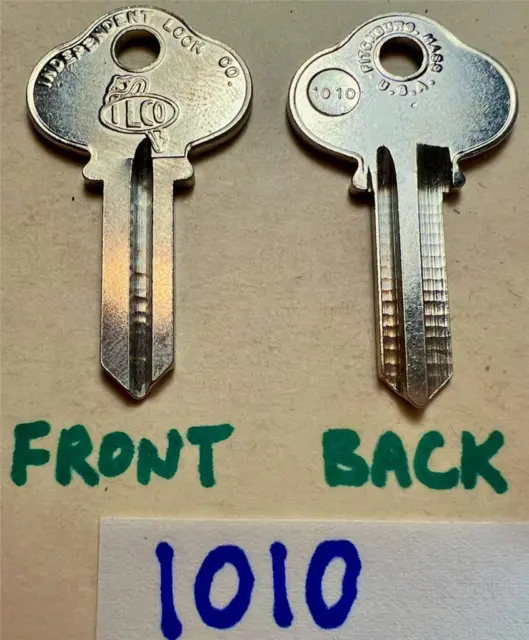 Vintage 1970s 1980s NOS ILCO 1010 key blanks new old stock S3 265K