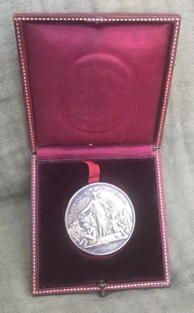 Médaille argent, Société Centrale d'agriculture de l'Yonne,  à identifier XIXe ?