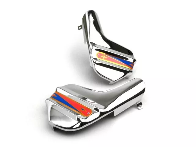 Casa Lambretta Series 3 LI TV SX 125 150 175 200 Chrome SUPER Fork Boot Covers