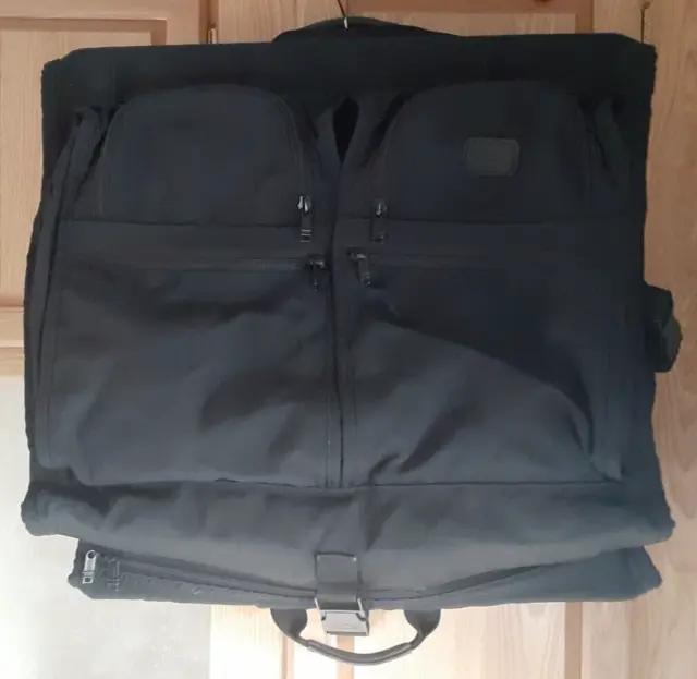 TUMI Garment Bag Bi Fold Suit Dress Travel Bag Black Ballistic
