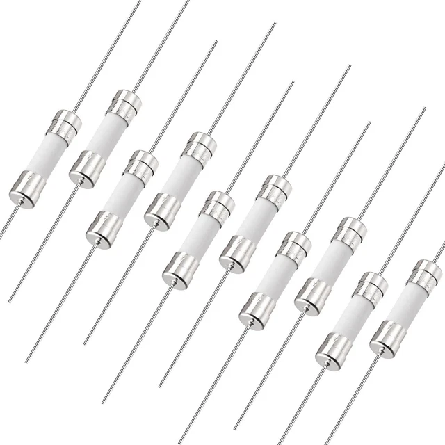 Fusibles Coup Rapide Fil Conducteur Fusibles Céramique 5 x 20mm 250V F20A 10Pcs