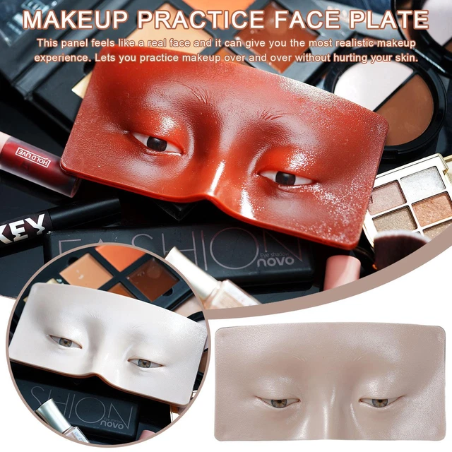 1xFace Makeup Manichino Silicone Pratica Strumento Fai Da Te Aiuto Pratico Per L'F6V3
