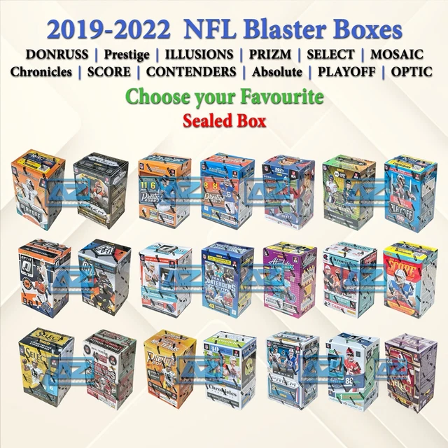 FOOTBALL NFL BLASTER Box Prizm 2021 Select 2020 Donruss 2019 Chronicles