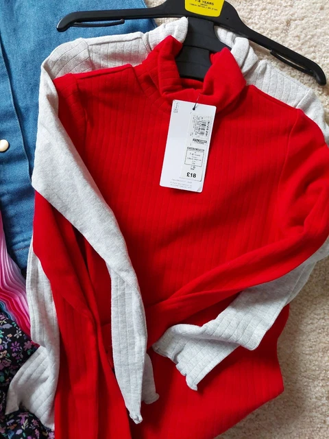 Large bundle all new bnwt girls clothing Next M&S age 7-8 RRP £178 x 15 items 6