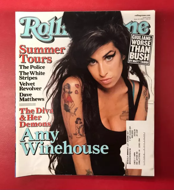 Rolling Stone Magazine - June 2007 #1028 with Amy Winehouse (VINTAGE)