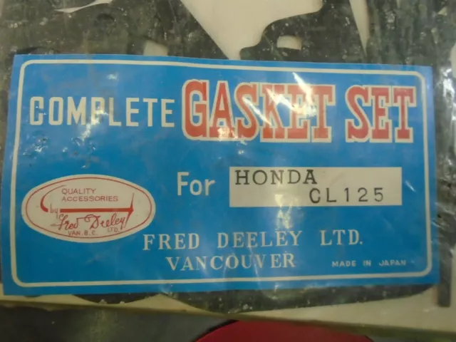 Honda Cl 125 Complete Gasket Set 3