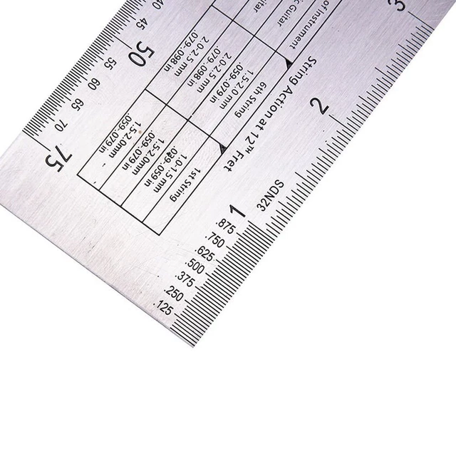 GUIDE SETUP HEIGHT Measurement String Gauge Ruler Measuring Luthier
