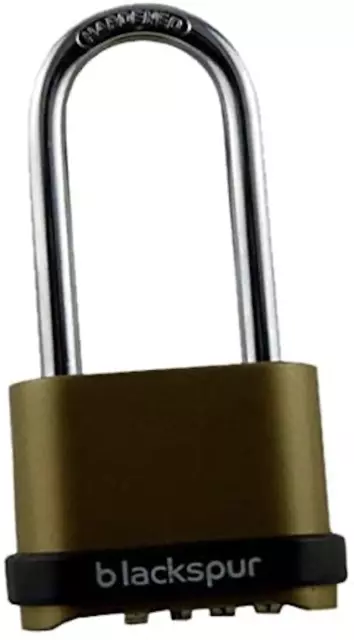 57mm Long Shackle Combination Padlock Heavy Duty Lock Security Weatherproof