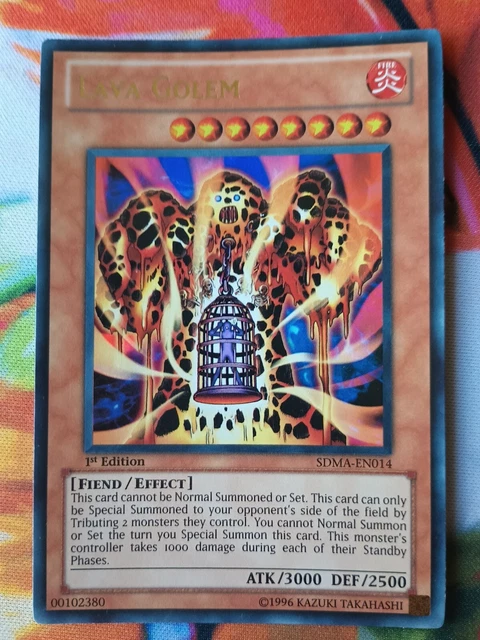 Yu-Gi-Oh! Lava Golem SDMA-EN014 Ultra Rare 1st Edition Near Mint
