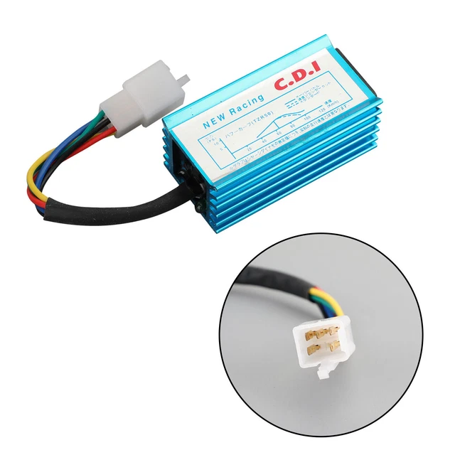 Racing Ignition Coil 5Pin AC CDI Box Spark Plug A7TC for 50cc 70cc 90cc 125cc U9