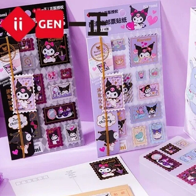 Kuromi Sanrio : Lot D'autocollants Mignons Japonais Importés - Décorez Vos Cahiers Et Ordinateurs Avec Style Kawaii
