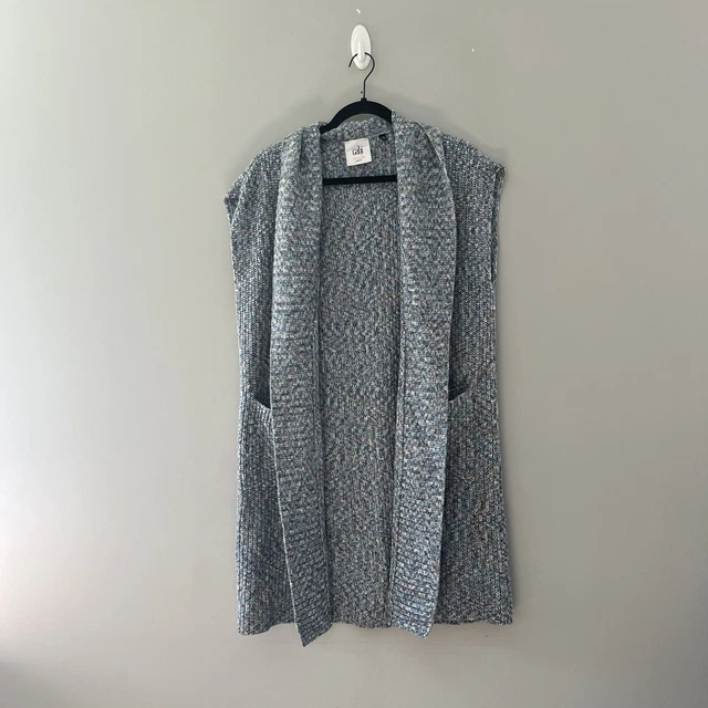 Cabi Napa Blue Marled Duster Cardigan Style #3165 Size XS