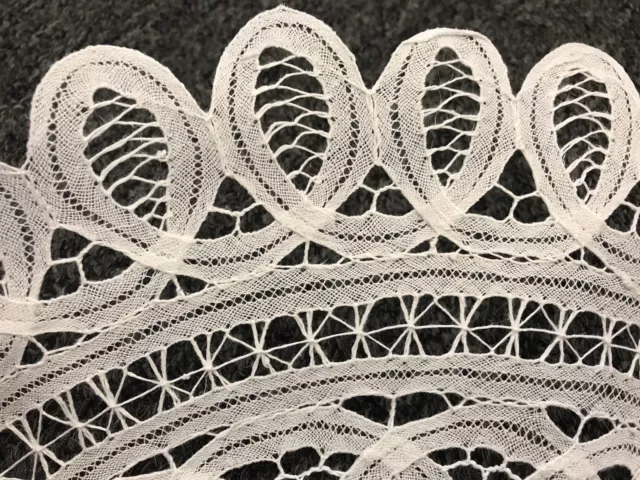 18" White Cotton Handmade Battenburg Lace Crochet Doily Doilies Round Wedding 2